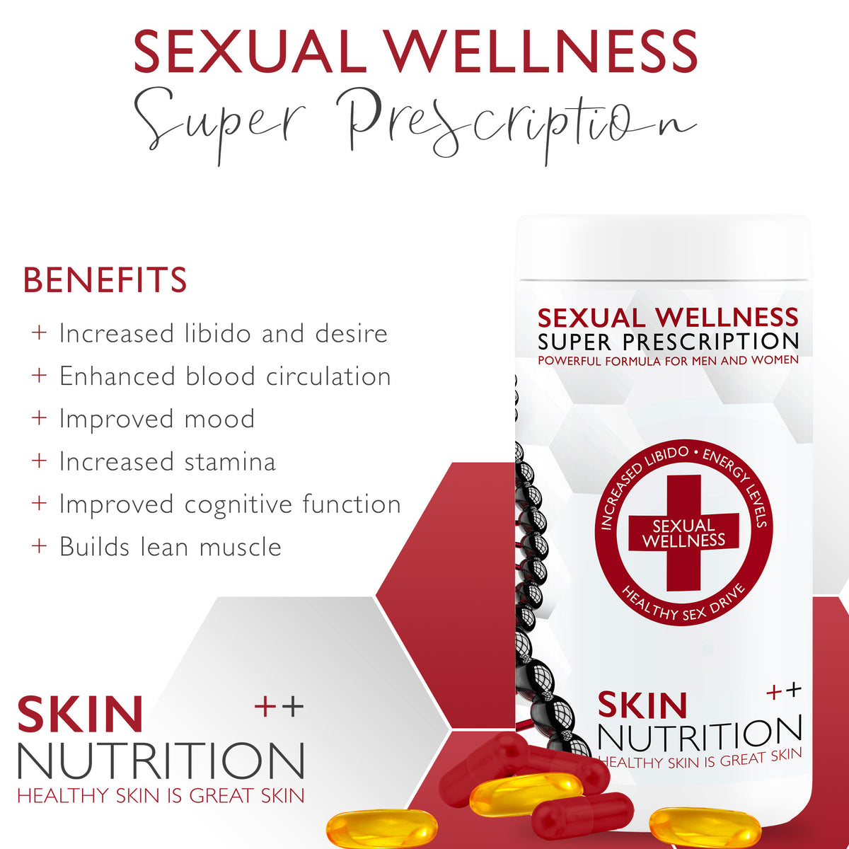 90 Capsules Sexual Wellness Super Prescription – Skin Nutrition SA