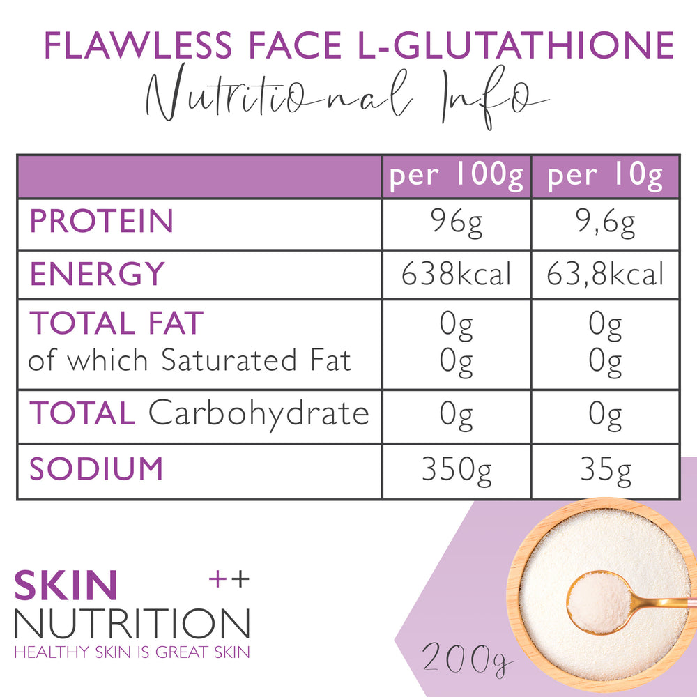 200g Flawless Face L-Glutathione Collagen