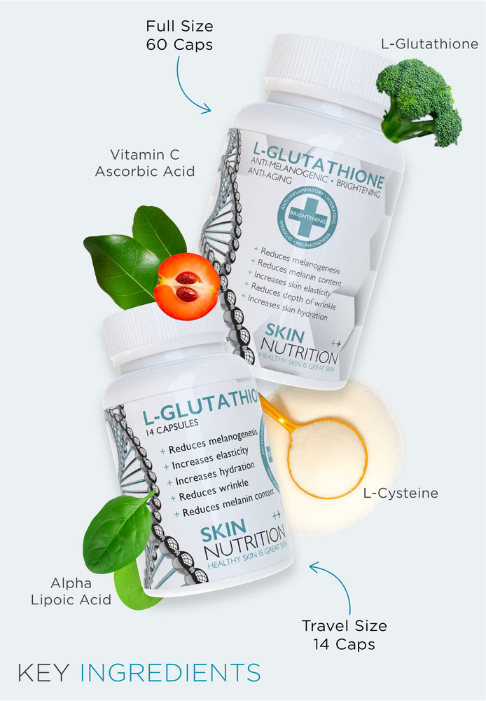 L-Glutathione - 14 Capsules Travel Size