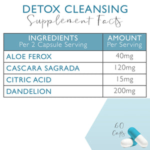 60 Capsules Detox Cleansing