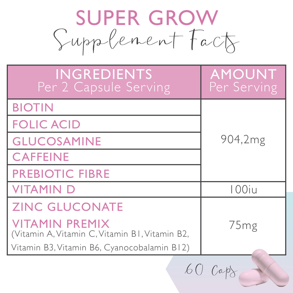 60 Capsules Super Hair Grow