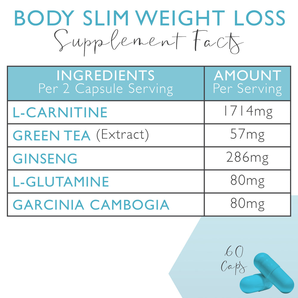 60 Capsules Body Slim Weight Loss