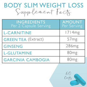 60 Capsules Body Slim Weight Loss