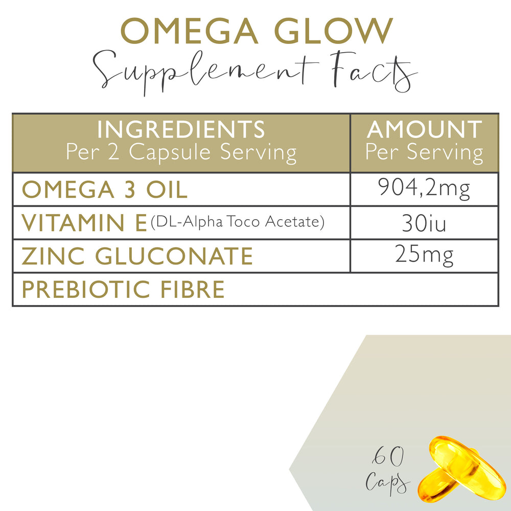 60 Capsules Omega Glow