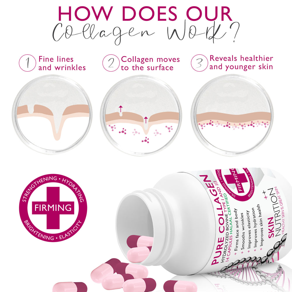 14 Caps Pure Collagen <br> Halal Certified