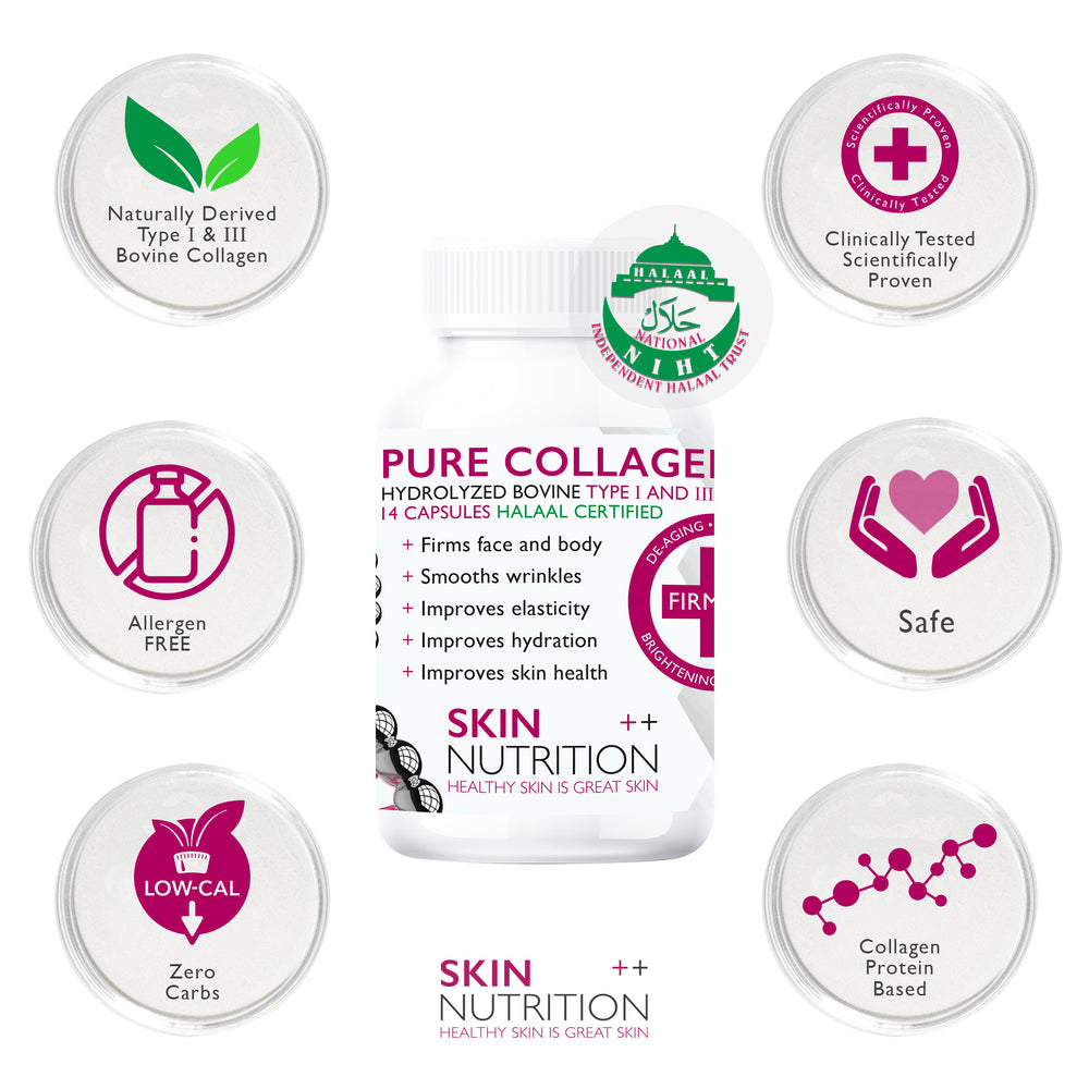 14 Caps Pure Collagen <br> Halal Certified