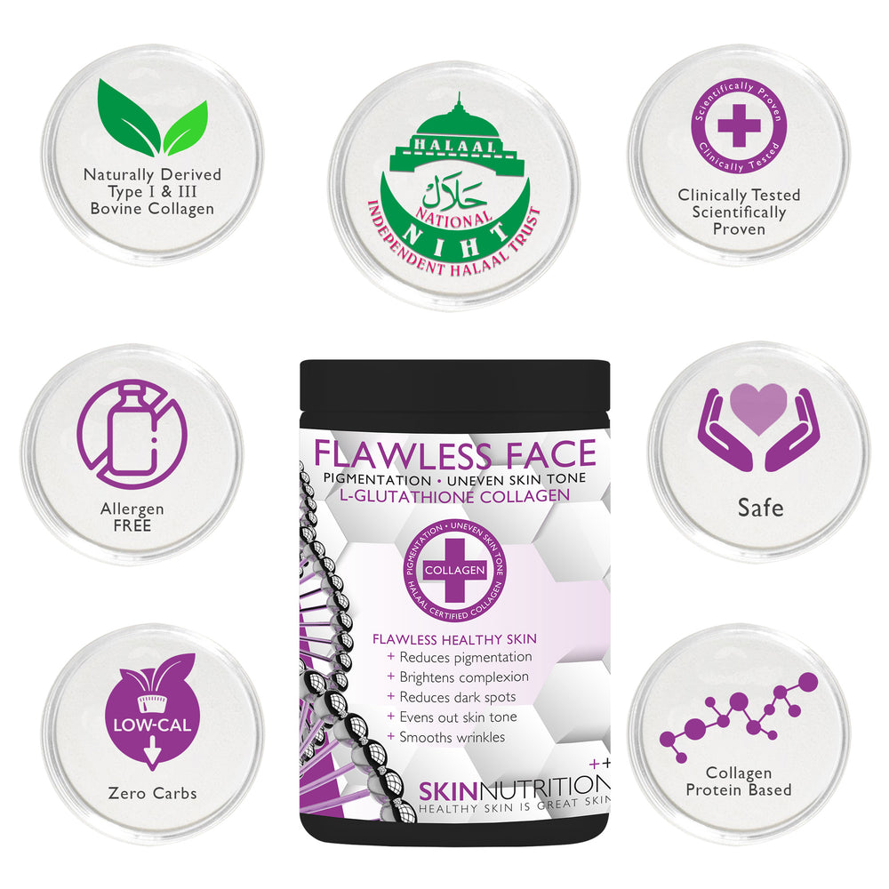 200g Flawless Face L-Glutathione Collagen